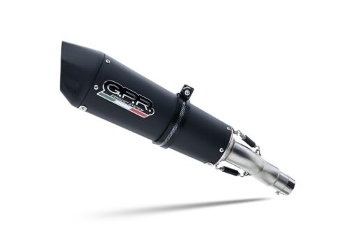 Scarico GPR compatibile con  Bmw F 900 Gs Adventure 2024-2025, New Grand Prix Evo Black Titanium, Scarico omologato, silenziatore con db killer estraibile e raccordo specifico