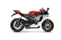 Alternative view of Scarico GPR compatibile con  Yamaha Yzf R1-R1-M 2020-2025, GP-Revo Black Titanium, Scarico omologato, silenziatore con db killer estraibile e raccordo specifico