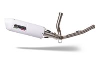 Scarico GPR compatibile con  Suzuki V-Strom DL650 2017-2020, Albus Evo4, Scarico semi-completo omologato,fornito con db killer estraibile,catalizzatore e collettore