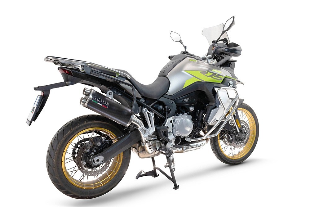 Scarico GPR compatibile con Voge 900DSX 2024-2025, Dual Poppy, Scarico omologato, silenziatore con db killer estraibile e raccordo specifico - immagine 6