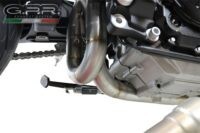 Scarico GPR compatibile con Aprilia Shiver 900 2017-2020, Decatalizzatore, Collettore decatalizzore, applicazione racing