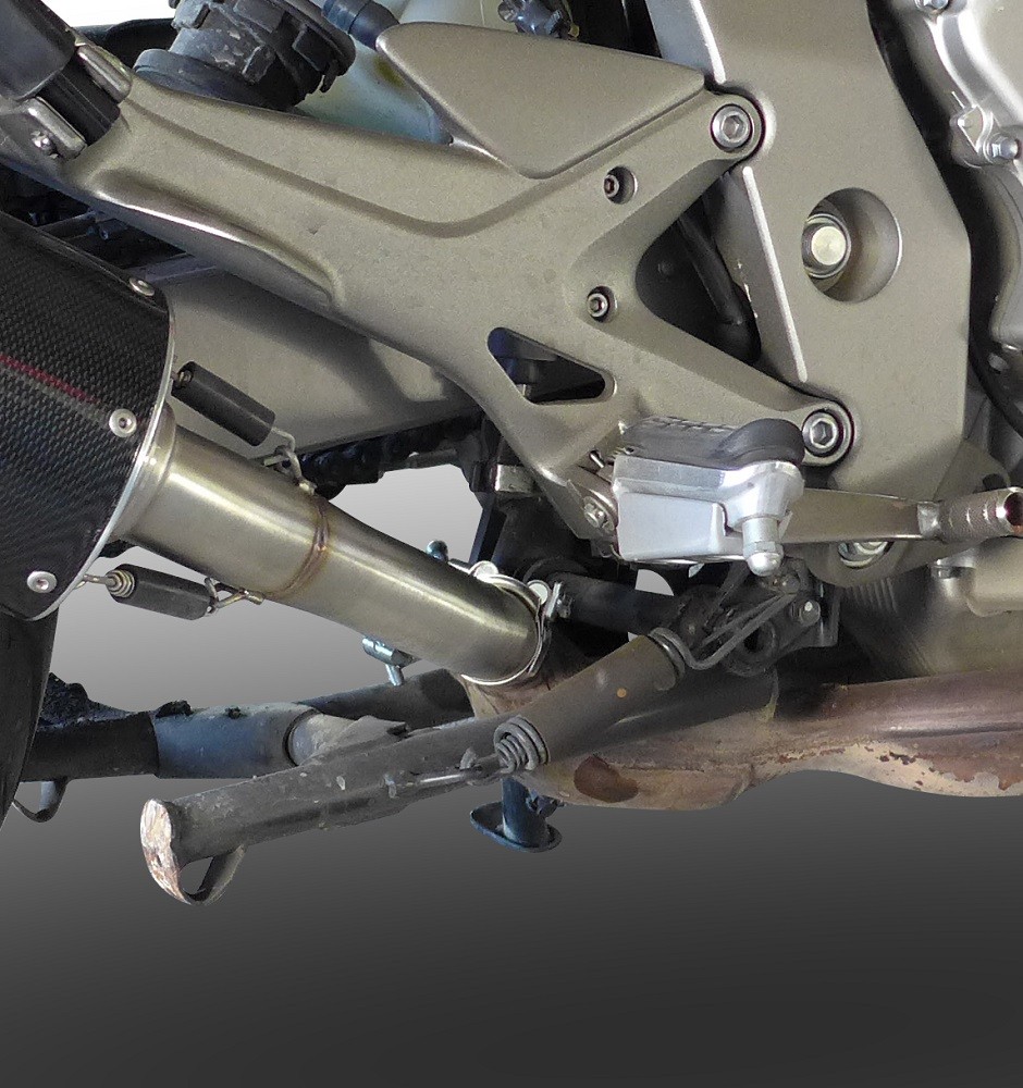 Scarico GPR compatibile con Honda Cbf 1000 - ST 2006-2009, M3 Inox , Coppia di terminali di scarico omologati, forniti con db killer removibili e raccordi specifici - immagine 6