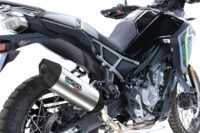 Alternative view of Scarico GPR compatibile con  Cf Moto 450 MT 2024-2025, Furore-X Titanio, Scarico omologato, silenziatore con db killer estraibile e raccordo specifico