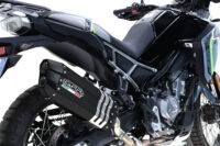Alternative view of Scarico GPR compatibile con  Cf Moto 450 MT 2024-2025, Hyper Sonic Black Titanium, Scarico completo racing, fornito con db killer estraibile e raccordo, non conforme per uso stradale