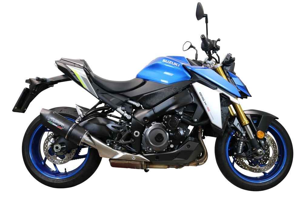 Scarico GPR compatibile con Suzuki Gsx-S 1000 GT 2021-2025, Furore Evo4 Nero, Scarico omologato, silenziatore con db killer estraibile e raccordo specifico - immagine 6