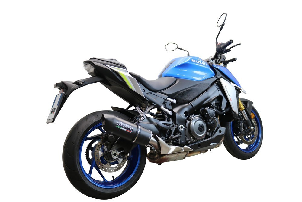 Scarico GPR compatibile con Suzuki Gsx-S 1000 2021-2025, Furore Evo4 Nero, Scarico omologato, silenziatore con db killer estraibile e raccordo specifico - immagine 7