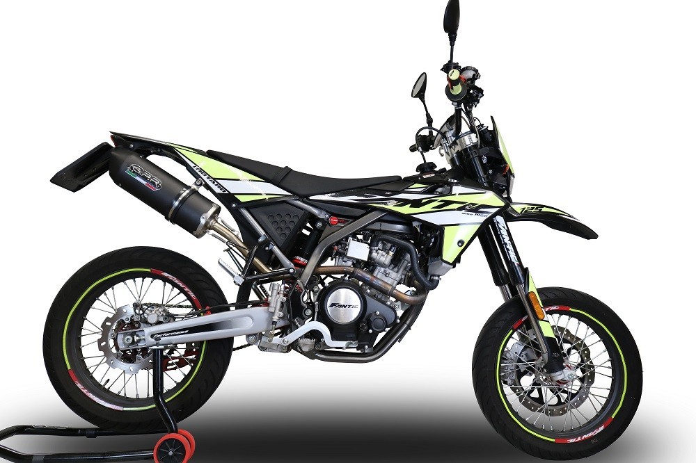 Scarico GPR compatibile con Fantic Motor 125 M Performance 2019-2020, Furore Nero, Scarico omologato, silenziatore con db killer estraibile e raccordo specifico - immagine 6