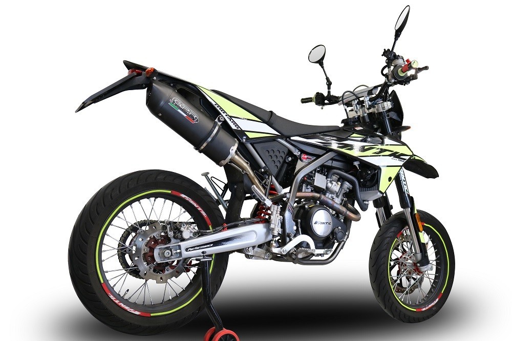 Scarico GPR compatibile con Fantic Motor 125 M Performance 2019-2020, Furore Nero, Scarico omologato, silenziatore con db killer estraibile e raccordo specifico - immagine 7