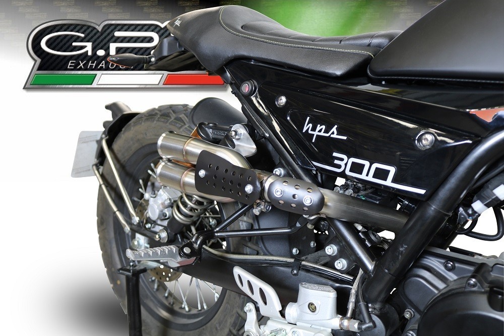 Scarico GPR compatibile con F.B. Mondial Hps 300 Pagani 2021-2022, F205, Scarico omologato, silenziatore con db killer estraibile e raccordo specifico - immagine 8