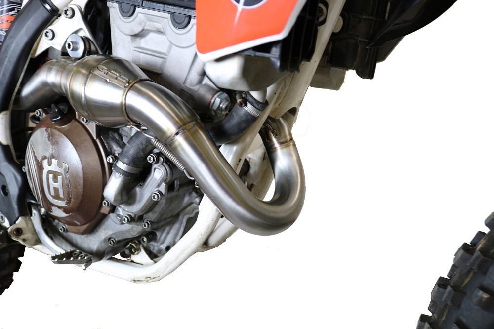 Scarico GPR compatibile con Ktm SX-F 250 2019-2022, Pentacross Inox, Scarico completo racing, fornito con db killer estraibile e collettore, non legale per uso stradale - immagine 6