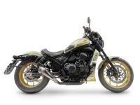 Scarico GPR compatibile con  Honda Cmx 1100 Rebel 2021-2024, Powercone Evo, Scarico omologato, silenziatore con db killer estraibile e raccordo specifico