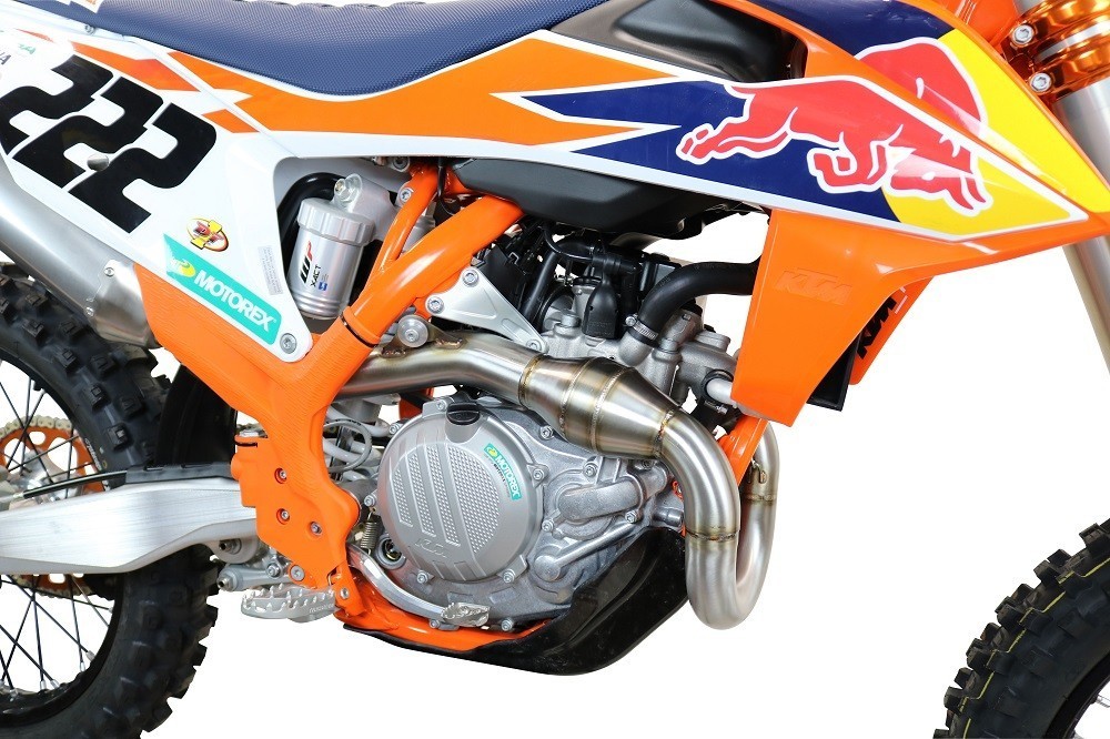 Scarico GPR compatibile con Gas Gas MC 450F 2021-2023, Pentacross FULL Titanium, Scarico completo racing, fornito con db killer estraibile e collettore, non legale per uso stradale - immagine 6