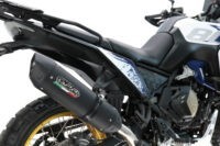 Alternative view of Scarico GPR compatibile con  Voge DS 800 Rally 2025-2026, Furore-X Titanio Nero, Scarico omologato, silenziatore con db killer estraibile e raccordo specifico