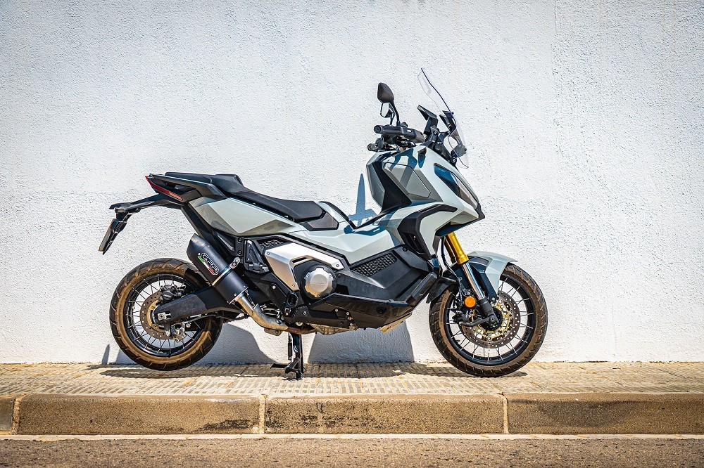 Scarico GPR compatibile con Honda X-Adv 750 2025-2026, Furore Evo4 Nero, Scarico omologato, silenziatore con db killer estraibile e raccordo specifico - immagine 7