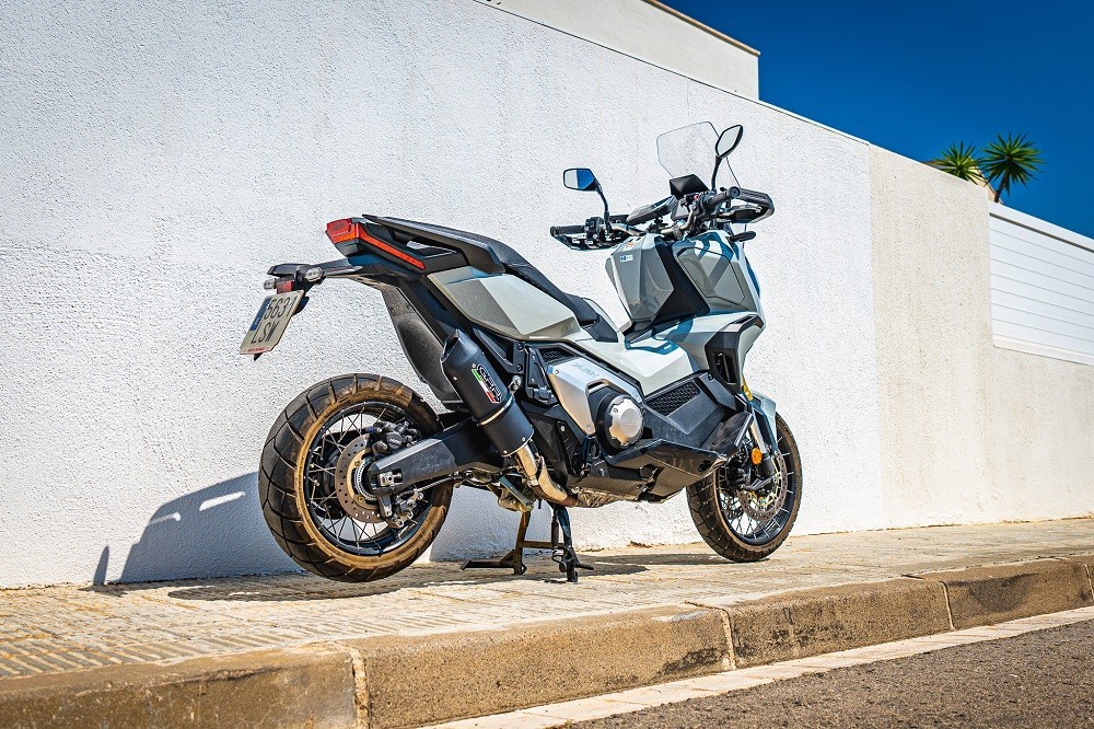 Scarico GPR compatibile con Honda X-Adv 750 2025-2026, Furore Evo4 Nero, Scarico omologato, silenziatore con db killer estraibile e raccordo specifico - immagine 8