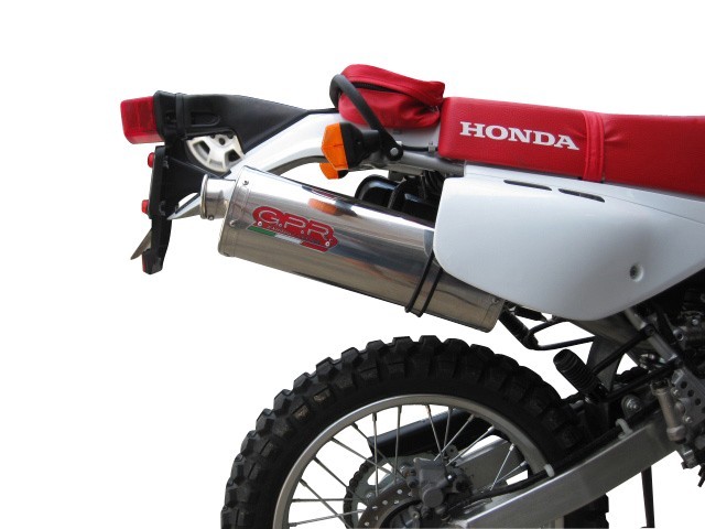 Scarico GPR compatibile con Honda Xr 650 R 2000-2008, Trioval, Scarico omologato, silenziatore con db killer estraibile e raccordo specifico - immagine 7