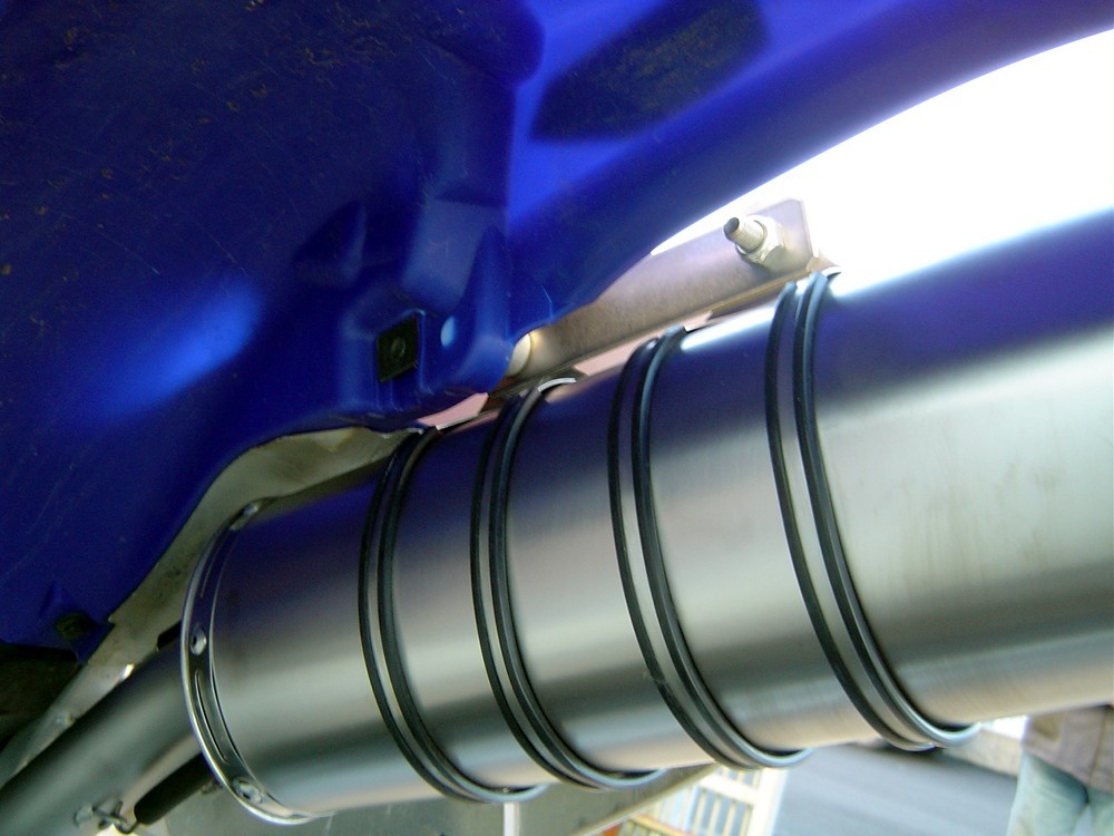 Scarico GPR compatibile con Yamaha YZ 450 F 2003-2005, Trioval, Scarico omologato, silenziatore con db killer estraibile e raccordo specifico - immagine 6