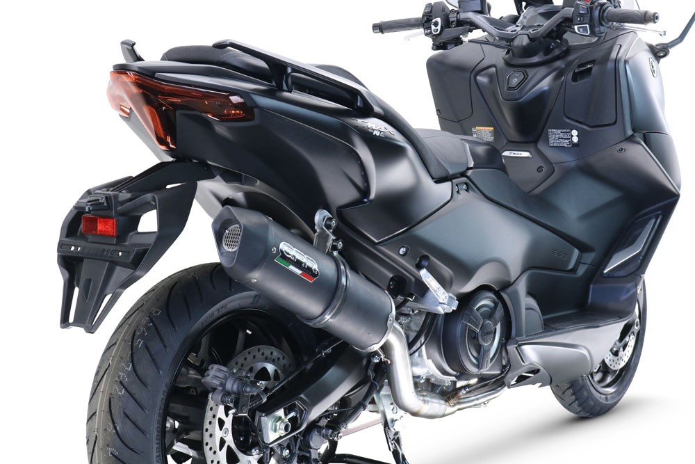 Scarico GPR compatibile con Yamaha T-Max 560 2022-2024, Furore Evo4 Nero, Scarico completo omologato,fornito con db killer estraibile,catalizzatore e collettore - immagine 8