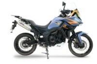 Scarico GPR compatibile con Zontes 703 F 2025-2026, Furore-X Acciaio Inox, Scarico omologato, silenziatore con db killer estraibile e raccordo specifico