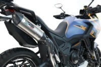 Alternative view of Scarico GPR compatibile con  Zontes 703 F 2025-2026, Furore-X Titanio, Scarico omologato, silenziatore con db killer estraibile e raccordo specifico