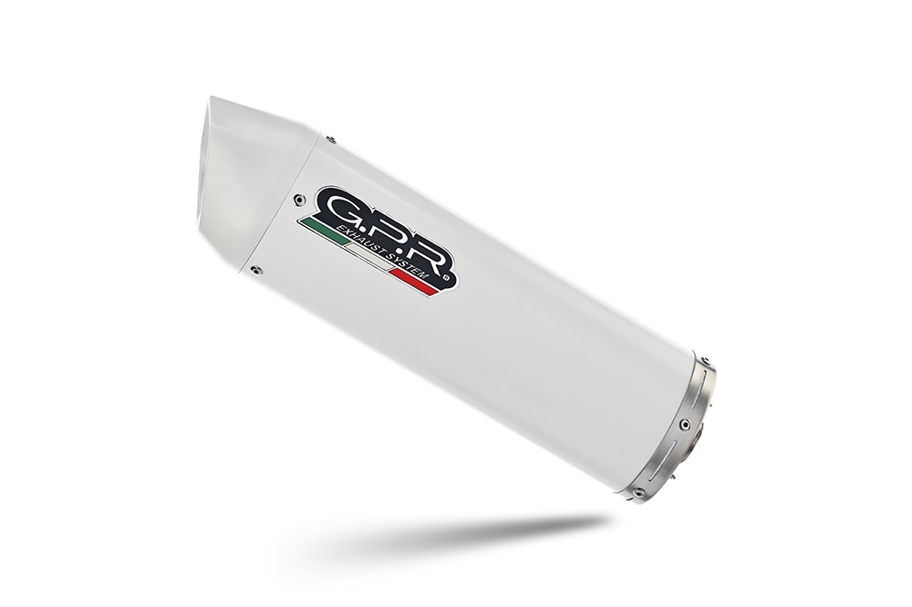 Scarico GPR compatibile con Fantic Motor 125 M Performance 2019-2020, Albus Ceramic, Scarico omologato, silenziatore con db killer estraibile e raccordo specifico - immagine 2