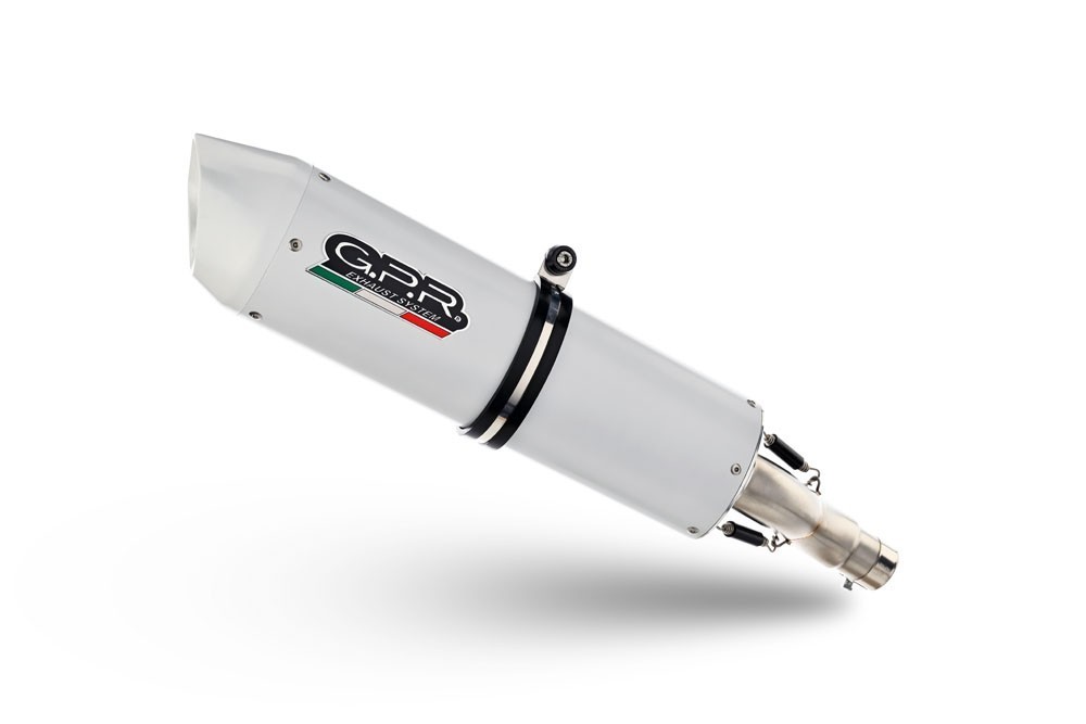 Scarico GPR compatibile con Honda Crf 250 L 2013-2016, Albus Ceramic, Scarico completo omologato,fornito con db killer estraibile,catalizzatore e collettore