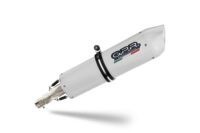 Scarico GPR compatibile con Bmw R 1200 Rt 2009-2013, Albus Ceramic, Scarico omologato, silenziatore con db killer estraibile e raccordo specifico