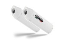 Scarico GPR compatibile con  Bmw K 1600 Gtl 2021-2025, Albus Evo4, Coppia di terminali di scarico omologati, forniti con db killer removibili e raccordi specifici