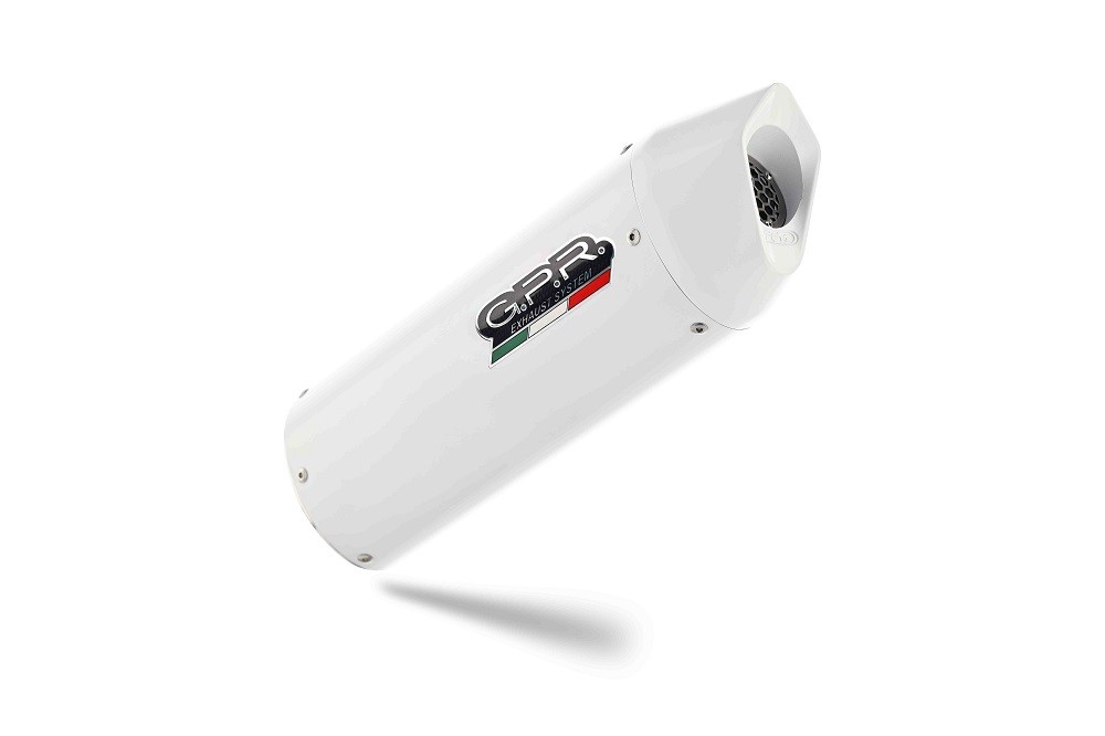 Scarico GPR compatibile con Husqvarna Enduro 701 2017-2020, Albus Evo4, Terminale di scarico omologato, fornito con db killer estraibile, catalizzatore e raccordo specifico - immagine 3