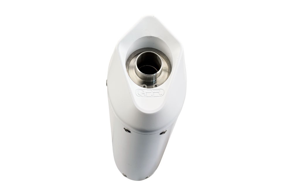 Scarico GPR compatibile con Kawasaki Versys 650 2015-2016, Albus Ceramic, Scarico completo omologato,fornito con db killer estraibile,catalizzatore e collettore - immagine 3