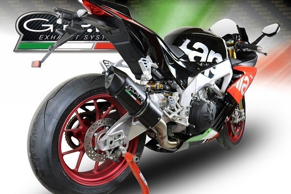 Scarico GPR compatibile con Aprilia Rsv4 1000 2017-2020, Furore Evo4 Nero, Terminale di scarico omologato,fornito con db killer estraibile,catalizzatore e raccordo specifico - immagine 8