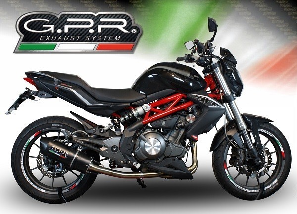 Scarico GPR compatibile con Benelli Bn 302 S 2017-2024, Furore Evo4 Nero, Scarico omologato, silenziatore con db killer estraibile e raccordo specifico - immagine 7
