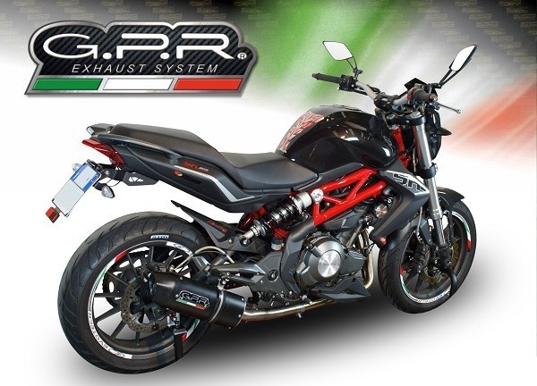 Scarico GPR compatibile con Benelli Bn 302 S 2017-2024, Furore Evo4 Nero, Scarico omologato, silenziatore con db killer estraibile e raccordo specifico - immagine 8