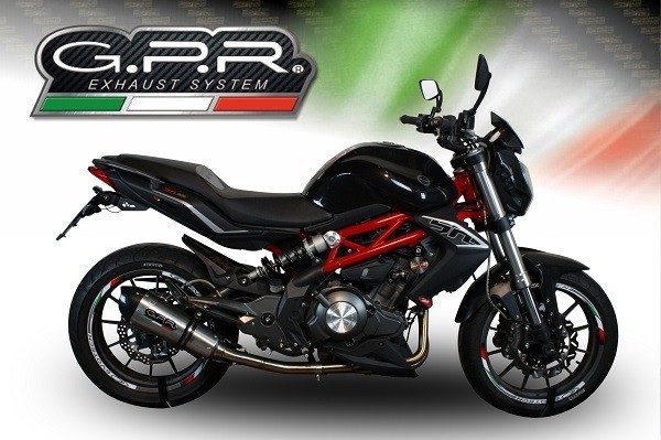 Scarico GPR compatibile con Benelli Bn 302 S 2015-2016, New Grand Prix Evo Titanium, Scarico omologato, silenziatore con db killer estraibile e raccordo specifico - immagine 4