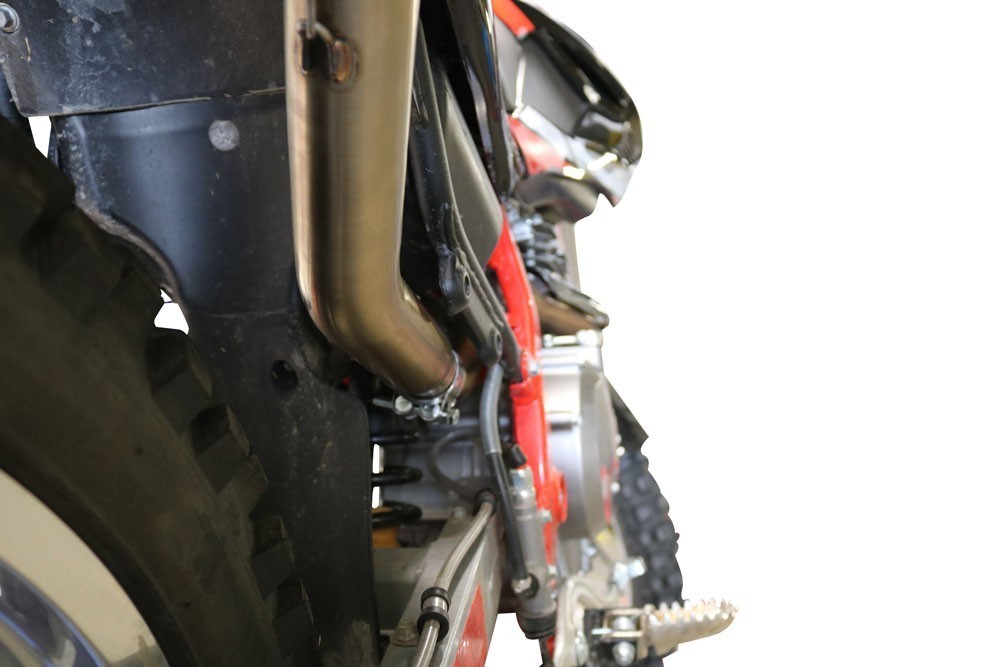 Scarico GPR compatibile con Beta Motard 4.0 T2 Vers 11 2005-2016, Furore Nero, Scarico completo omologato,fornito con db killer estraibile e collettore - immagine 8