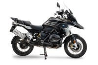 Scarico GPR compatibile con Bmw R 1250 Gs Adventure 2021-2024, Furore-X Titanio, Scarico omologato, silenziatore con db killer estraibile e raccordo specifico