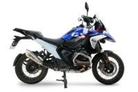 Scarico GPR compatibile con  Bmw R 1300 GS 2024-2026, GP-Revo Titanium, Scarico omologato, silenziatore con db killer estraibile e raccordo specifico