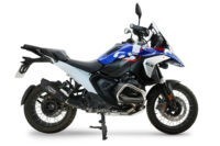 Scarico GPR compatibile con  Bmw R 1300 R / RS 2025-2026, GP-Revo Black Titanium, Scarico omologato, silenziatore con db killer estraibile e raccordo specifico