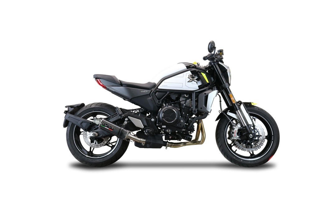 Scarico GPR compatibile con Cf Moto 700 CL-X Adv 2025-2026, M3 Poppy , Scarico omologato, silenziatore con db killer estraibile e raccordo specifico - immagine 5