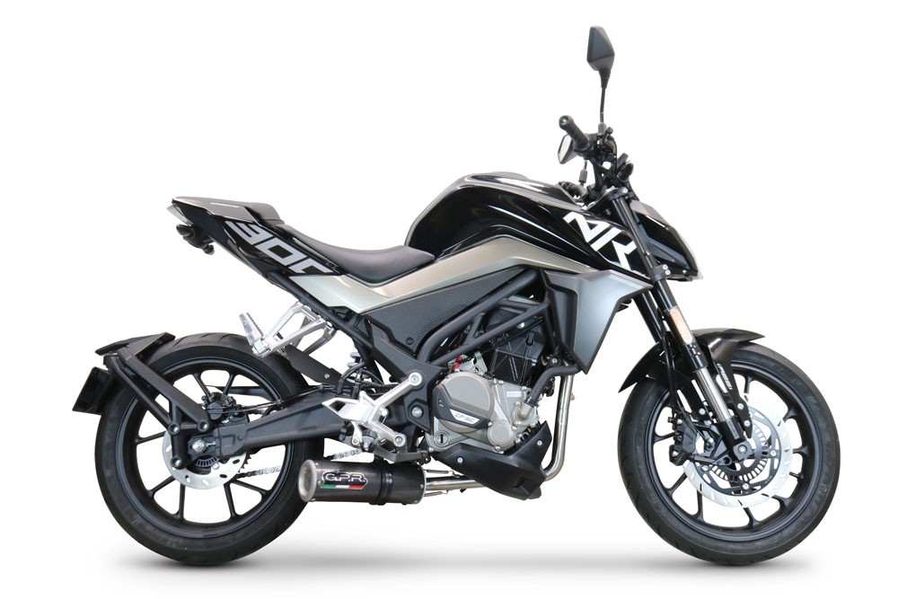 Scarico GPR compatibile con Cf Moto 300 NK 2022-2024, M3 Poppy , Scarico completo racing, fornito con db killer estraibile e collettore, non conforme per uso stradale - immagine 5