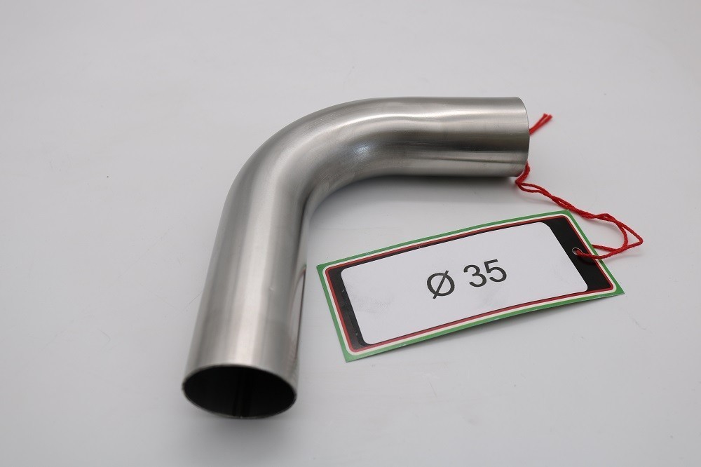 Scarico GPR compatibile con Cafè Racer Cafè Racer 1980-2021, Curva inox - Inox Curve Diam 35, Curva inox - Inox Curve Diam 35