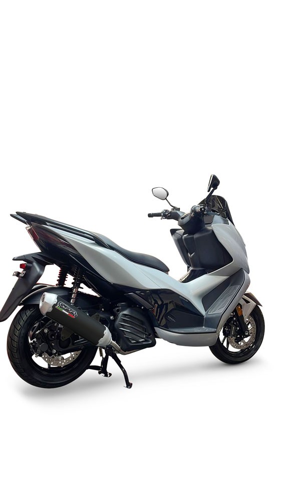 Scarico GPR compatibile con Zontes E 125 2023-2024, Pentascooter, Scarico completo omologato,fornito con db killer estraibile,catalizzatore e collettore - immagine 5