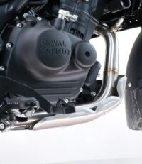 Scarico GPR compatibile con Royal Enfield Himalayan 450 2024-2025, Decatalizzatore, Collettore decatalizzore, applicazione racing