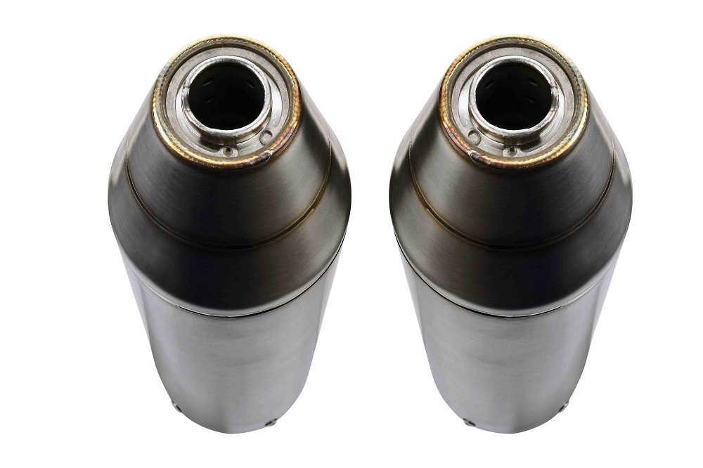 Scarico GPR compatibile con Kawasaki Kfx 700 2004-2011, Deeptone Atv, Scarico completo omologato,fornito con due terminali, db killer estraibili e collettore - immagine 3