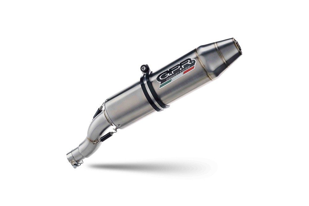 Scarico GPR compatibile con Can Am Outlander 800 XMR 2012-2016, Deeptone Atv, Scarico omologato, silenziatore con db killer estraibile e raccordo specifico