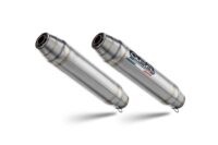 Scarico GPR compatibile con Ducati 848 2007-2013, Deeptone Inox, Coppia di terminali di scarico omologati, forniti con db killer removibili e raccordi specifici