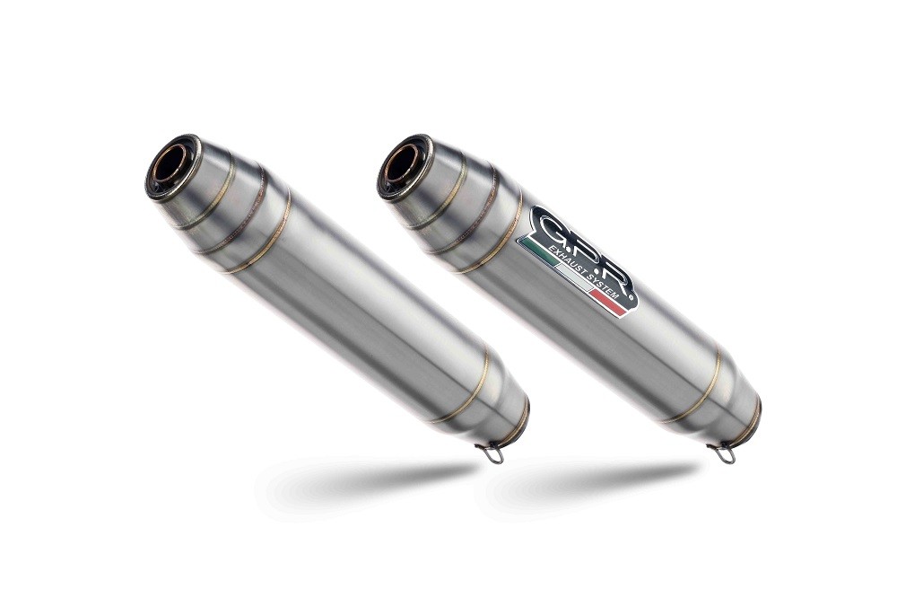 Scarico GPR compatibile con Ducati Streetfighter 1100 2009-2012, Deeptone Inox, Coppia di terminali di scarico omologati, forniti con db killer removibili e raccordi specifici