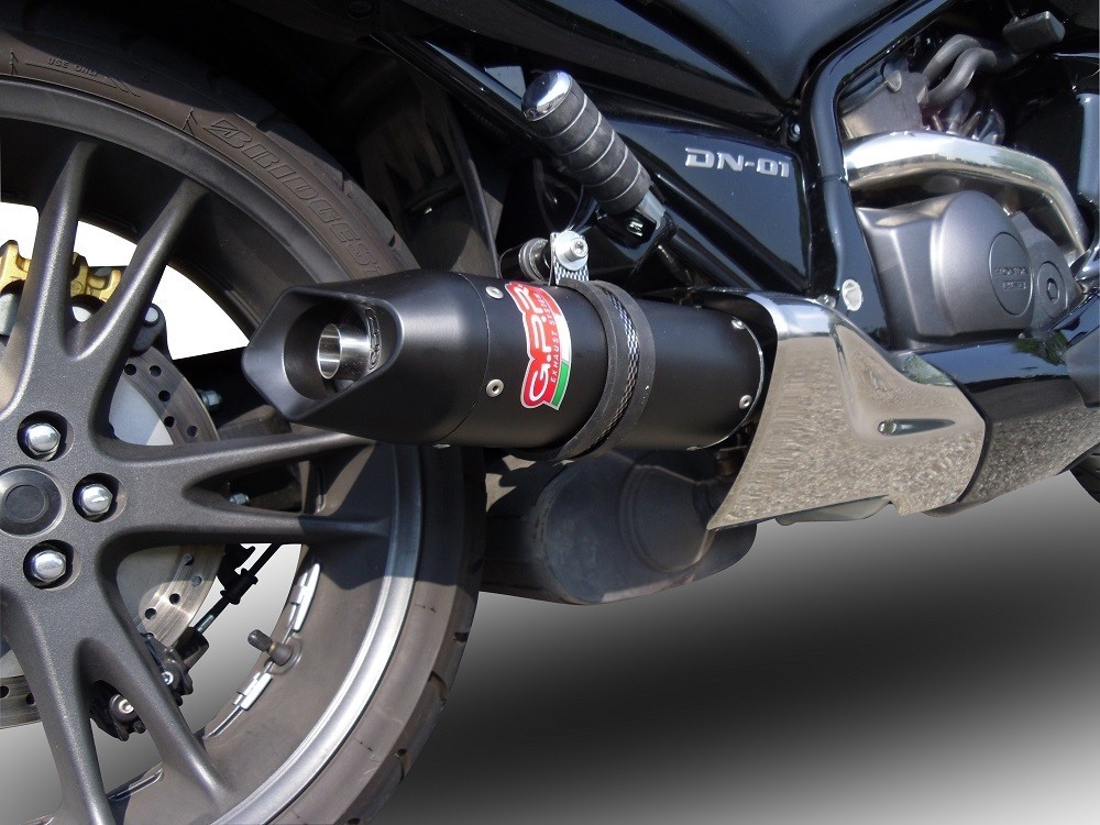 Scarico GPR compatibile con Honda Dn-01 2008-2010, Furore Nero, Scarico omologato, silenziatore con db killer estraibile e raccordo specifico - immagine 7