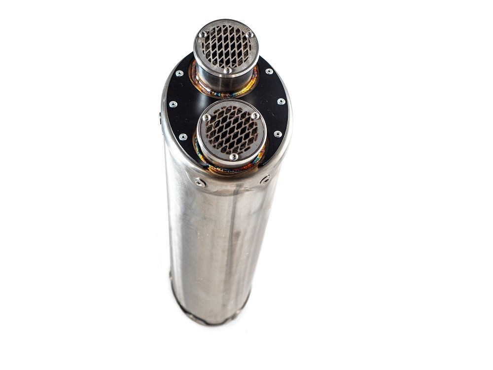 Scarico GPR compatibile con Cf Moto 800 Mt Touring/Explorer 2021-2024, Dual Titanium, Scarico omologato, silenziatore con db killer estraibile e raccordo specifico - immagine 5