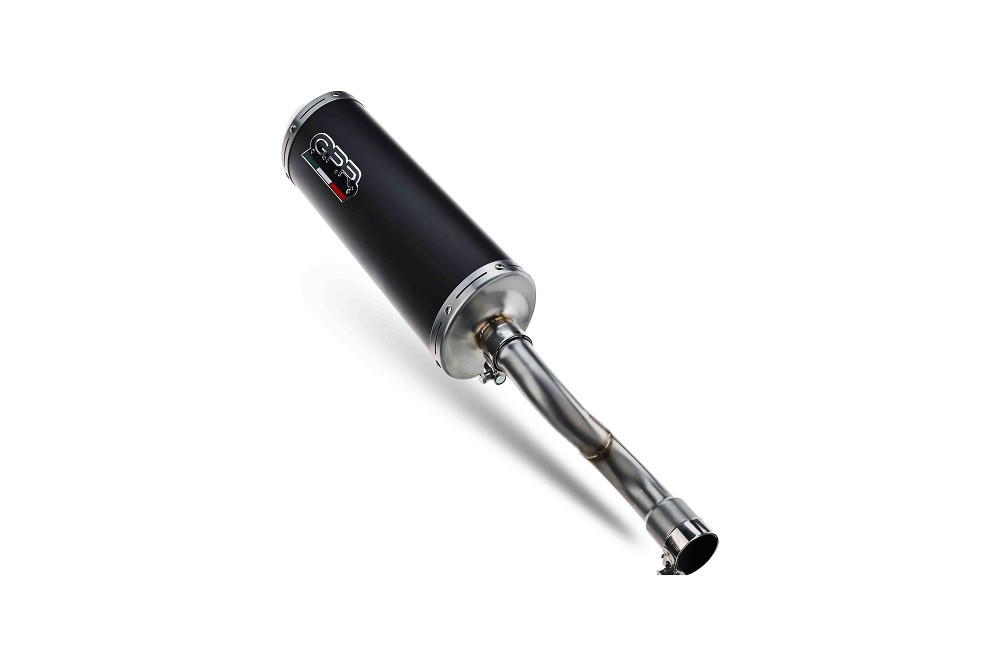 Scarico GPR compatibile con Piaggio Mp 3 300 I.E. Urban 2011-2014, Evo4 Road, Scarico completo omologato,fornito con db killer estraibile,catalizzatore e collettore - immagine 4